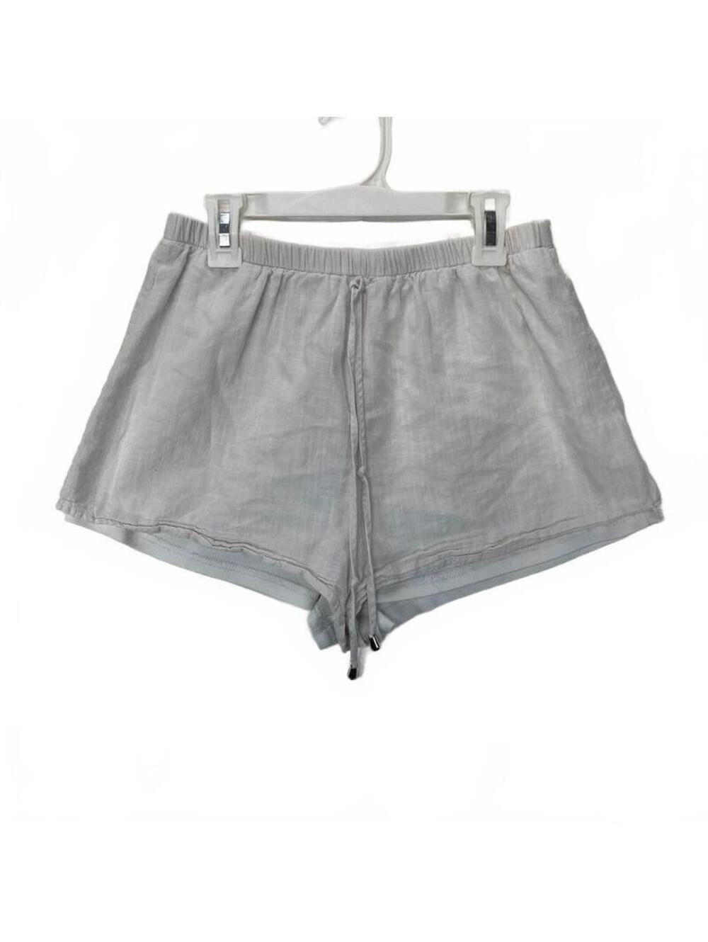 Princess Polly Women's White 100% Cotton Drawstring Shorts Size 4